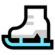 Emoji ⛸️ Pattinaggio Su Ghiaccio su Microsoft Windows 10 May 2019 Update.