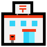 Emoji 🏣 Ufficio Postale Giapponese su Microsoft Windows 10 May 2019 Update.