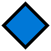 🔷 Emoji Losango Azul Grande na Microsoft Windows 10 May 2019 Update.