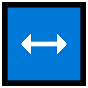 Emoji ↔️ Freccia Sinistra-destra su Microsoft Windows 10 May 2019 Update.