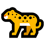 🐆 Emoji Leopardo en Microsoft Windows 10 May 2019 Update.