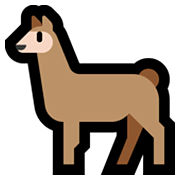 🦙 Emoji Llama en Microsoft Windows 10 May 2019 Update.