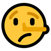 🤥 Emoji lügendes Gesicht Microsoft Windows 10 May 2019 Update.