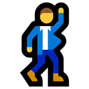 Emoji 🕺 Uomo Che Balla su Microsoft Windows 10 May 2019 Update.