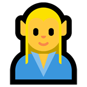 🧝‍♂️ Emoji Elfo Hombre en Microsoft Windows 10 May 2019 Update.