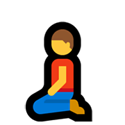 🧎‍♂️ Emoji Hombre De Rodillas en Microsoft Windows 10 May 2019 Update.