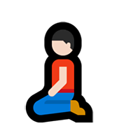 🧎🏻‍♂️ Emoji Homem Ajoelhando: Pele Clara na Microsoft Windows 10 May 2019 Update.