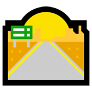 Emoji 🛣️ Autostrada su Microsoft Windows 10 May 2019 Update.