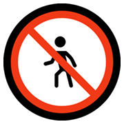 🚷 Emoji Proibida A Passagem De Pedestres na Microsoft Windows 10 May 2019 Update.