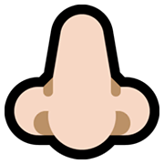 Emoji 👃🏻 Naso: Carnagione Chiara su Microsoft Windows 10 May 2019 Update.