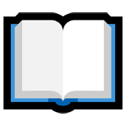 Emoji 📖 Libro Aperto su Microsoft Windows 10 May 2019 Update.