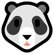 Émoji 🐼 Panda sur Microsoft Windows 10 May 2019 Update.
