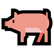 🐖 Emoji Porco na Microsoft Windows 10 May 2019 Update.
