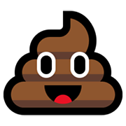 Emoji 💩 Cacca su Microsoft Windows 10 May 2019 Update.