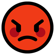 😡 Emoji Rosto Furioso na Microsoft Windows 10 May 2019 Update.