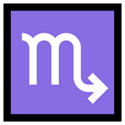 ♏ Emoji Signo De Escorpião na Microsoft Windows 10 May 2019 Update.