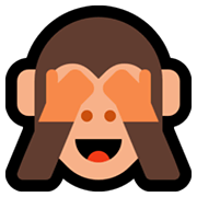 🙈 Emoji sich die Augen zuhaltendes Affengesicht Microsoft Windows 10 May 2019 Update.