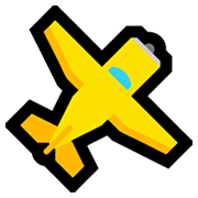 Emoji 🛩️ Aereo Turistico su Microsoft Windows 10 May 2019 Update.