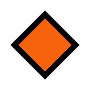 Emoji 🔸 Rombo Arancione Piccolo su Microsoft Windows 10 May 2019 Update.