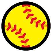 Emoji 🥎 Palla Da Softball su Microsoft Windows 10 May 2019 Update.