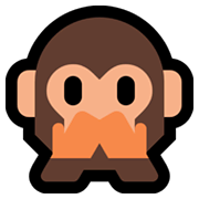 🙊 Emoji sich den Mund zuhaltendes Affengesicht Microsoft Windows 10 May 2019 Update.