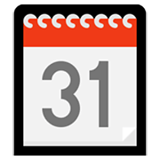 🗓️ Emoji Calendario De Espiral en Microsoft Windows 10 May 2019 Update.