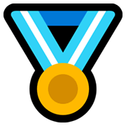 Émoji 🏅 Médaille Sportive sur Microsoft Windows 10 May 2019 Update.