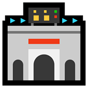 Emoji 🏟️ Stadio su Microsoft Windows 10 May 2019 Update.