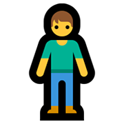 Emoji 🧍 Persona In Piedi su Microsoft Windows 10 May 2019 Update.