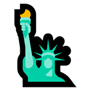 🗽 Emoji Estatua De La Libertad en Microsoft Windows 10 May 2019 Update.