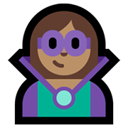 🦹🏽 Emoji Personaje De Supervillano: Tono De Piel Medio en Microsoft Windows 10 May 2019 Update.