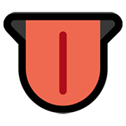 Emoji 👅 Lingua su Microsoft Windows 10 May 2019 Update.