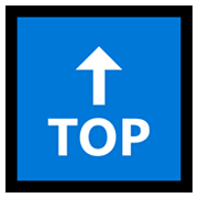 🔝 Emoji Flecha TOP en Microsoft Windows 10 May 2019 Update.