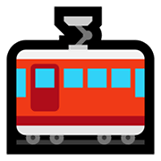 Émoji 🚋 Wagon De Tramway sur Microsoft Windows 10 May 2019 Update.
