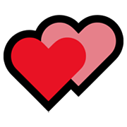 💕 Emoji Dois Corações na Microsoft Windows 10 May 2019 Update.