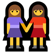 👭 Emoji Duas Mulheres De Mãos Dadas na Microsoft Windows 10 May 2019 Update.