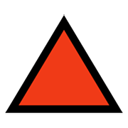🔺 Emoji Triángulo Rojo Hacia Arriba en Microsoft Windows 10 May 2019 Update.