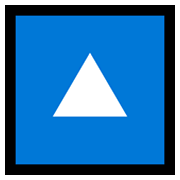 Émoji 🔼 Petit Triangle Haut sur Microsoft Windows 10 May 2019 Update.