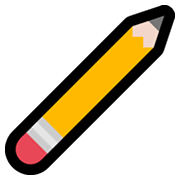 ✐ Emoji Bleistift nach oben-rechts Microsoft Windows 10 May 2019 Update.