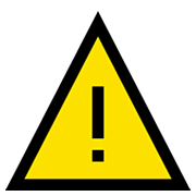 Émoji ⚠️ Symbole D’avertissement sur Microsoft Windows 10 May 2019 Update.