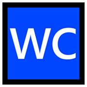 Emoji 🚾 Simbolo Del WC su Microsoft Windows 10 May 2019 Update.