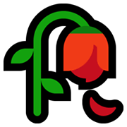 Emoji 🥀 Fiore Appassito su Microsoft Windows 10 May 2019 Update.