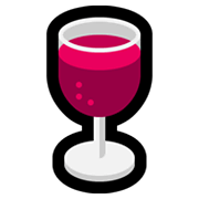 Emoji 🍷 Bicchiere Di Vino su Microsoft Windows 10 May 2019 Update.