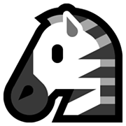 Emoji 🦓 Zebra su Microsoft Windows 10 May 2019 Update.
