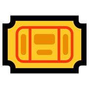 Emoji 🎟️ Biglietto D’ingresso su Microsoft Windows 10 October 2018 Update.