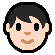 Emoji 🧑🏻 Persona: Carnagione Chiara su Microsoft Windows 10 October 2018 Update.