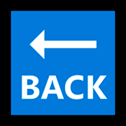 Emoji 🔙 Freccia BACK su Microsoft Windows 10 October 2018 Update.