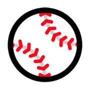 Emoji ⚾ Palla Da Baseball su Microsoft Windows 10 October 2018 Update.
