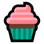 Émoji 🧁 Cupcake sur Microsoft Windows 10 October 2018 Update.