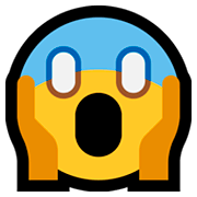 😱 Emoji Rosto Gritando De Medo na Microsoft Windows 10 October 2018 Update.